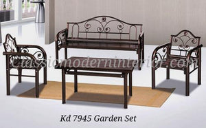 KD 7945 Garden Set 311 with Center Table - CLASSIC & MODERN INTERIOR