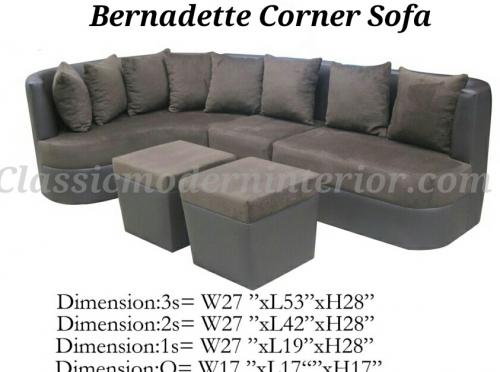 Bernadette Corner Sofa - CLASSIC & MODERN INTERIOR