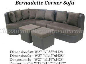 Bernadette Corner Sofa - CLASSIC & MODERN INTERIOR