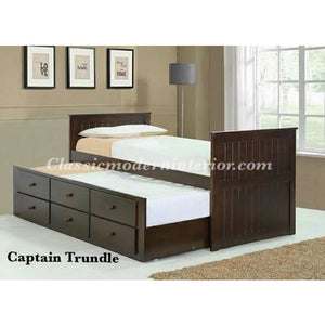 Captain Trundle Bed - CLASSIC & MODERN INTERIOR