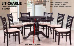 Charlie Dining Set (6-Seater) - CLASSIC & MODERN INTERIOR