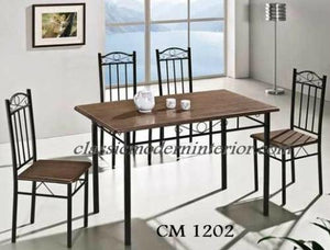 CM 1202 Dining Set (4-Seater) - CLASSIC & MODERN INTERIOR