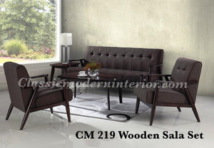 CM 219 Wooden Sala Set - CLASSIC & MODERN INTERIOR