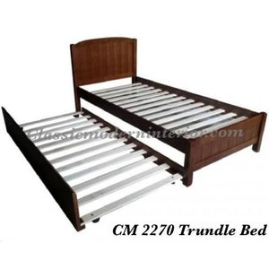 CM 2270 Single Bed with Trundle - CLASSIC & MODERN INTERIOR