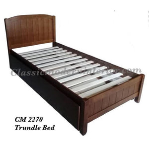 CM 2270 Single Bed with Trundle - CLASSIC & MODERN INTERIOR