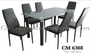 CM 6308 Dining Set (6-Seater) - CLASSIC & MODERN INTERIOR