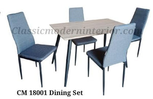 CM 18001 Dining Set (4-Seater) - CLASSIC & MODERN INTERIOR