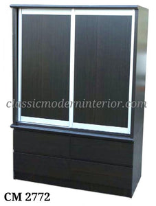 CM 2772 Wardrobe Cabinet Sliding - CLASSIC & MODERN INTERIOR