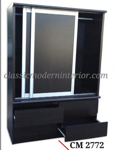 CM 2772 Wardrobe Cabinet Sliding - CLASSIC & MODERN INTERIOR