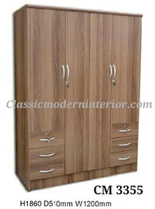 CM 3355 Wardrobe Cabinet - CLASSIC & MODERN INTERIOR