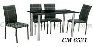 CM 6521 Dining Set (4-Seater) - CLASSIC & MODERN INTERIOR