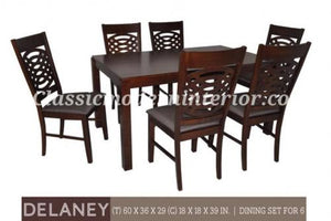 Delaney Dining Set (6-Seater) - CLASSIC & MODERN INTERIOR