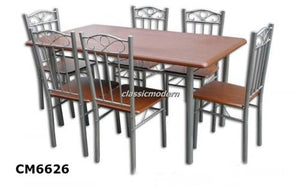 CM 6626 Dining Set (6-Seater) - CLASSIC & MODERN INTERIOR