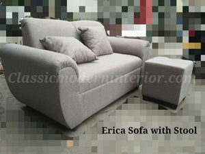 Erica Sofa with Stool - CLASSIC & MODERN INTERIOR