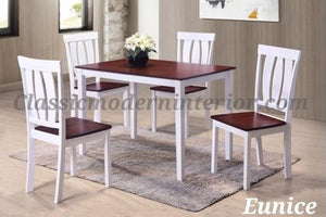 Eunice Dining Set (4-Seater) - CLASSIC & MODERN INTERIOR