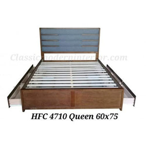 HFC 4710 Queen 60x75 Bed frame with Drawers - CLASSIC & MODERN INTERIOR