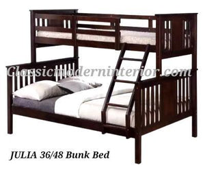 Julia 36/48 Bunk Bed Frame - CLASSIC & MODERN INTERIOR