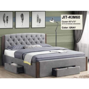 KIM Queen 60x75 Bed Frame - CLASSIC & MODERN INTERIOR