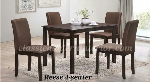 Reese Dining Set (4-Seater) - CLASSIC & MODERN INTERIOR