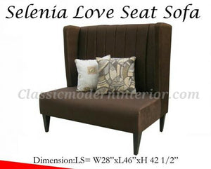 Selenia Love Seat Sofa - CLASSIC & MODERN INTERIOR