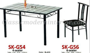 SK G56 Dining Set (6-Seater) - CLASSIC & MODERN INTERIOR