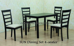 SUN Dining Set (4-Seater) - CLASSIC & MODERN INTERIOR